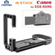 PEIPRO Quick Release Plate L-shaped Bracket Hand Grip for Canon EOS R5 R6 Camera