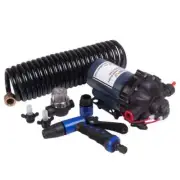 DC 12V 20LPM 70PSI deck wash mini bike car wash water pump kit