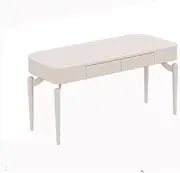 Workstations Cream Wind Desk Light Luxury Modern Minimalist Slate Home Office Desk Study Bedroom Pc Table Table Office Desk(140x60x75cm)