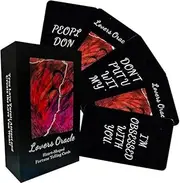 Love Oracle and Tarot Cards for Beginners - 80-Card Twin Flame Deck With Messages for Romantic Readings
