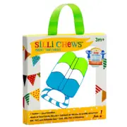 Silli Chews Baby/Infant 3m+ Silicone Teether Chew Sensory Toy Green Popsicle