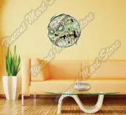 Zombie Baseball Ball Halloween Corpse Wall Sticker Room Interior Decor 22"X22"