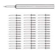 100pcs Double Headed Nails Versatile & Practical Nails for Baseboard Fixation