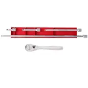Milwaukee Ratchets + Sockets 1/4''X1/4'' Drive Ratchet W / Drive Extension Set