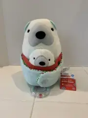 Skip Hop Polar Bear Hug A Bear Rattle And Toy Plush Set NWT