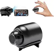 1080P HD Mini WiFi Camera - Night Vision Included, Motion Detection Remote Monitoring 160° Wide Angle Micro Monitor Small Cam for Baby Room Home Office Warehouse (1PCS)