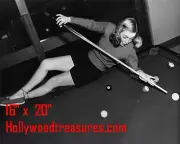 Evelyn Keyes~Shooting Pool~Playing Pool~Billiards~16" x 20"~Poster~ Photo