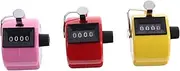 COOLHIYA Manual Digital Counter Clicker 9999 Count Limit Compact Size Fashion Appearance Random