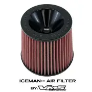 ICEMAN VMS RACING 3" RED AIR INTAKE HIGH FLOW AIR FILTER FOR MAZDA RX7 RX8 13B (for: Mazda)