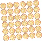 FRCOLOR Skin Care Face Mask Paper 50pcs Hydrating Mask Sheets Orange Pattern Design