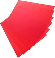 Sewroro 6pcs Sheet Light Diffuser Sheets Colored Light Gels for Photography Video Stage Party Color Filter Sheets with Steady Color Temperature