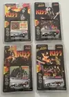 Johnny Lightning KISS Set of (4) Die-Cast Cars Gene Paul Ace Peter 1997 NEW