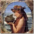 Lawrence Alma Mythology Tile Mural PT00167. 40 x 40 (25) 8x8 tiles