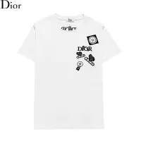 在飛比找Yahoo!奇摩拍賣優惠-100％原廠DIOR 迪奧 純棉短袖 T恤 立體刺繡圖案 男
