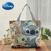 Mickey Stitch Retro Shoulder Bags for Women Canvas Handbag Storage Mouse Gifts