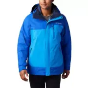 COLUMBIA MEN'S XL SUMMIT CREST III INTERCHANGE JACKET AZURE BLUE WM1510 $260.00