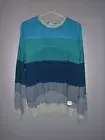 Jack & Jones Co. Originals Ashley Knit Long Sleeve Sweater COLOR BLOCK STRIPE L