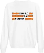[BeComedy] Felpa Crewneck Falo La Censura Pullover Sweater
