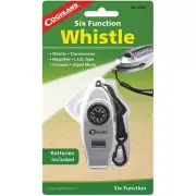 Coghlan's Six Function Whistle Signal Mirror Light Compass Thermometer Magnifier