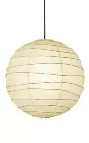 Akari 55D Paper Lamp Shade Pendant Type Isamu Noguchi Designed Washi SHADE ONLY