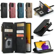 Leather Zipper Wallet Case Cover For Samsung Galaxy A72 A53 A52 A33 A32 A22 A13