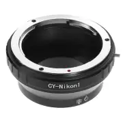 CY-Nikon1 Contax Yashica Lens Transfer to Nikon 1 Mount Camera Ring S1 S2 AW1 V1