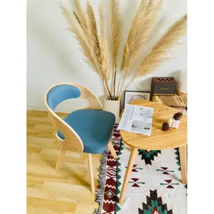 《木頭人》現貨 北歐風可旋轉實木餐桌椅 書桌椅 木質靠背椅 休閒椅 工作椅 設計師 伊姆斯椅