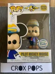 Pilot Mickey Mouse FE 1232 Disney Funko Pop Vinyl New in Mint Box + Protector