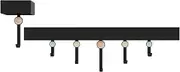 Coat Rack Wall Mount Entrance Cloak Hooks Into The Door After The Decorative Hooks Metal Shelves Wall-Mounted Cloak Hooks Creative Even Rows of Hooks Wall Coat Hooks