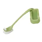 (Green)Toilet Bowl Brush Holder Set Hygienic Toilet Brush Set Practical Widely