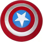12.6 inch Captain Shield Children's Costume Props Halloween Cosplay Children's Party Birthday Gift, Red