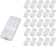 Wholesale 15ML BPA Free Transparent Empty Plastic Oval Deodorant Containers Lipstick Tubes Tube Bottles For Chapstick Homemade Lip Balm Crayon(10PCS)