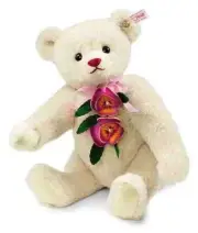 STEIFF" PANSY BEAR" EAN 682773 SPRING NORTH AMERICA EXCLUSIVE-CREAM ALPACA