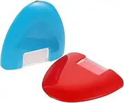 LALAFINA 2pcs Scribe Cloth Marking Chalk Fabric Marker Wheel Marker Pen Sewing Chalk Wheel Tailors Chalk Sewing Notion Chalk Tailor's Chalk Sewing Marker Plastic Heart-Shaped Tool