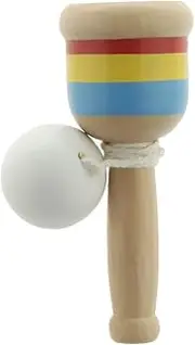 Children's Wooden Toy Ball & Cup Skill Game Balance Trainning Toy