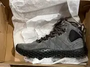 Merrell Mid Wrapt Boot Shoe Barefoot New Men 7 Waterproof Grey Black