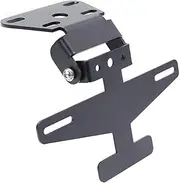 Motorcycle License Plate Bracket for CFMOTO 400NK NK400 650NK NK650 Folding License Plate Holder Motorcycle Tail Tidy Fender Eliminator Mount Bracket Accessories (Color : A)