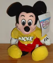 Disney MICKEY MOUSE 8" Beanbag plush "The Spirit of Mickey" w/Tag