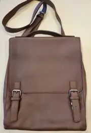 New w/out tags WILSON Leather Pelle Studio Brown Urban Messenger Bag, Laptop Bag