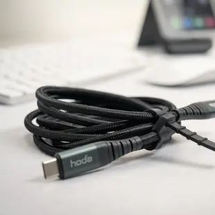 hoda 充電傳輸線 編織線 適用 iPhone 快充線 PD USB Lightning 蘋果線 充電線 傳輸線