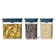 OXO Pop 2.0 Everyday Storage 3 Piece Container Set - 3pc Storm Blue