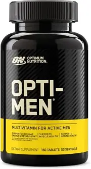 OPTIMUM NUTRITION Opti-Men, Mens Multivitamin Supplement 150 Count Pack of 1