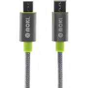Moki Braided Type-C to MicroUSB SynCharge Cable 90cm