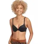 Auden NWT Women's 34D Light Lift Plunge Black Soft Stretch Padded Push-Up Bra