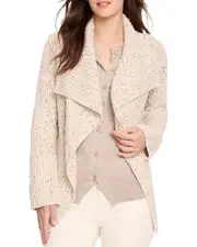 Nic+Zoe Texture Tweed Cardigan XL