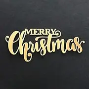 Letmefun Merry Christmas Dies Cut Word Cutting Dies, Metal Cutting Dies Stencils New 2019 Christmas Dies for Card Making Craft Dies Scrapbooking