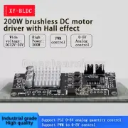 DC12V~30V 200W BLDC Three-phase DC Brushless With Hall Motor Controller Module