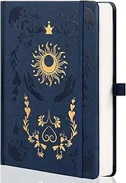 MGGAO Dotted Journal Notebook for Women Men, Journals for Writing, A5 Aesthetic Dot Notebook for Work, Travel, School,190 Numbered Pages, 14.7 x 21.4 cm