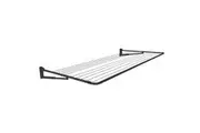 Single Folding Frame Clothesline Quick Lock Anthracite Black Fold Down Everyday