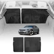 Back Seat Protector for Polestar 2 2021-Onwards All Weather Heavy Duty Car Seat Kick Mats Cover